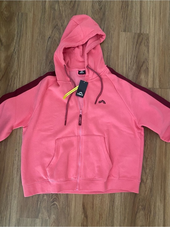 Crivit Tops - Women's Pink Hooded Zip-Up Sweatshirt by Chervit